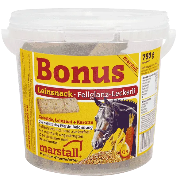 Marstall Bonus Leinsnack 750 gram