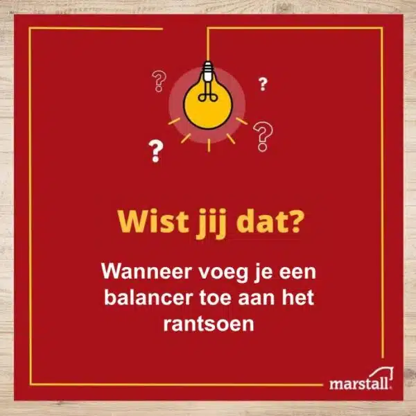 Wat is het nut van een balancer?